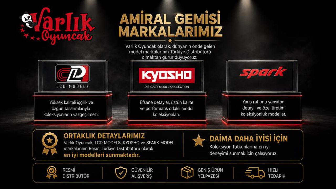 LCD Models, Spark Model ve Kyosho Türkiye Distribütörlüğü Varlık Oyuncak’ta