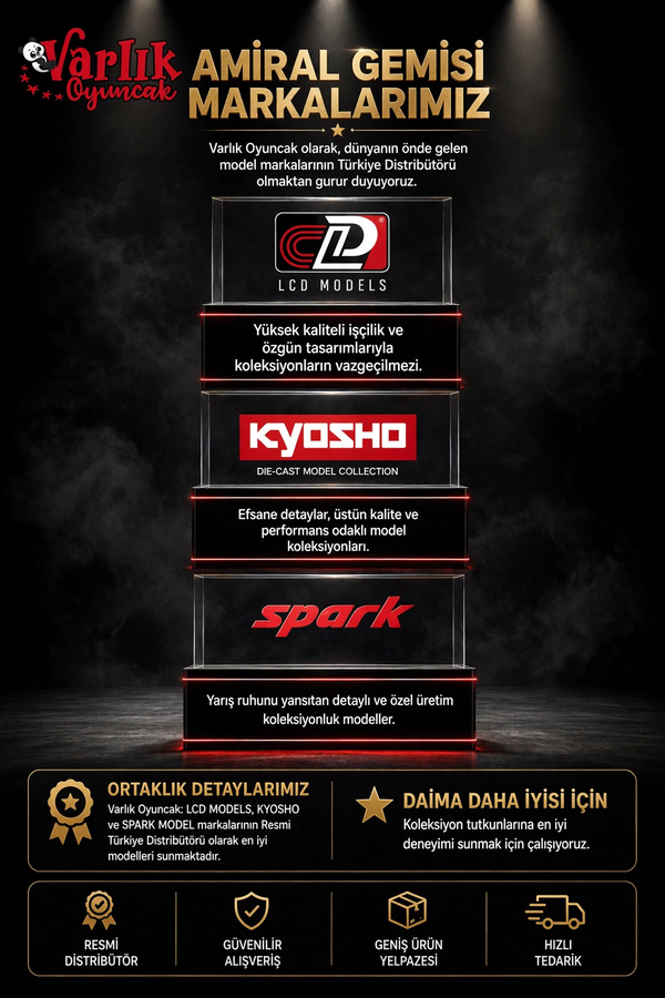 LCD Models, Spark Model ve Kyosho Türkiye Distribütörlüğü Varlık Oyuncak’ta