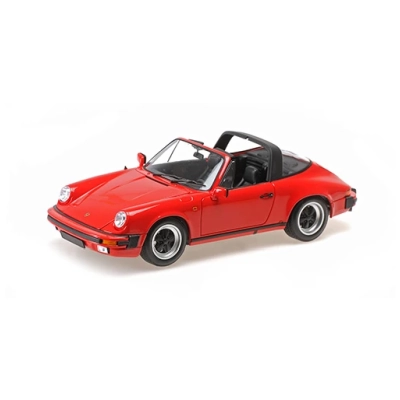 Minichamps 100063061 1/18 Ölçek PORSCHE 911 CARRERA 3.2 TARGA - 1983 - Kırmızı