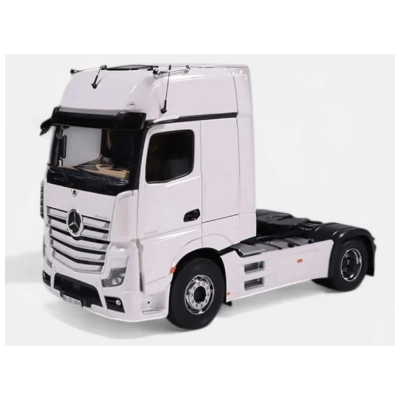NZG | 109400041 | 1/18 Ölçek | Mercedes-Benz Actros L (Tasarım Desenli Beyaz / White with Design)