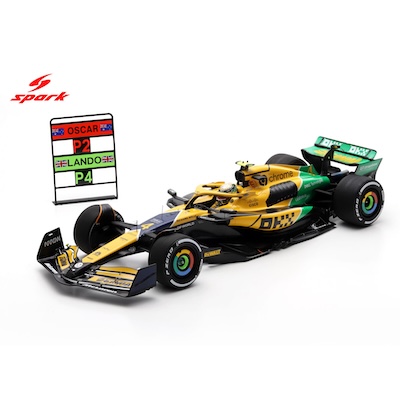 1/12 McLaren Formula 1 Team MCL38 No.4 4th Monaco GP 2024 Lando Norris