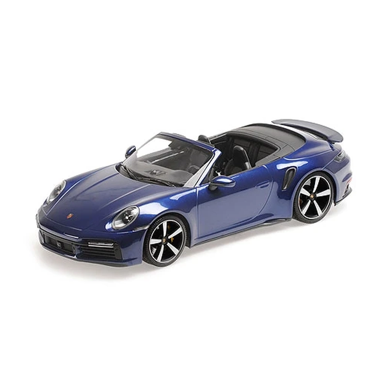 Minichamps 	155069081	1/18 Ölçek 	PORSCHE 911 (992) TURBO S CABRIOLET Metalik Mavi Limitli Üretim 302 Adet