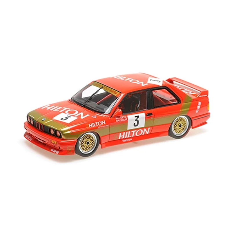 Minichamps 	155872003	1/18 Ölçek 	BMW M3 - SCHNITZER-BMW -ROBERTO RAVAGLIA – WINNER MACAU GUIA RACE 1987
