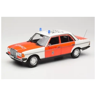 Norev | 183834 | 1/18 Ölçek | Mercedes-Benz 200 1984 Acil Servis Ambulansı