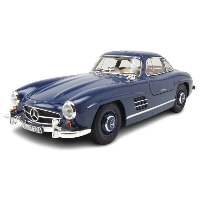 Norev | 183852 | 1/18 Ölçek | Mercedes-Benz 300 SL 1954, Mavi (Blue)