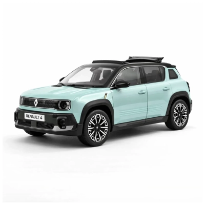 Norev | 184834 | 1/18 Ölçek | Renault 4 E-Tech Electric 2025 / Grafit Gri (Graphite Grey)