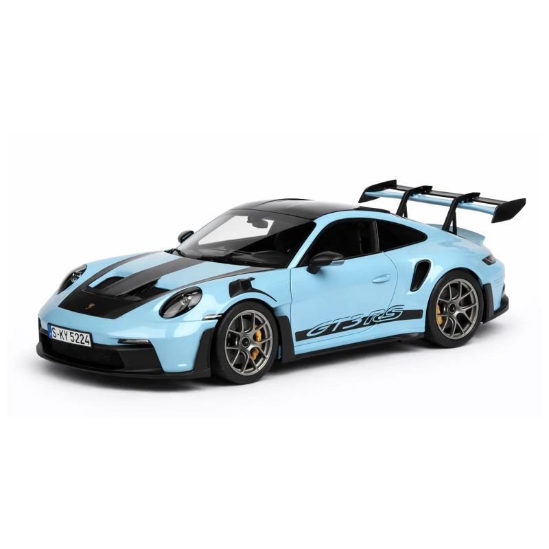 Norev | 187367 | 1/18 Ölçek | Porsche 911 GT3 RS Weissach Pack 2022 / Açık Mavi (Light Blue)