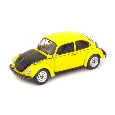 Norev | 188536 | 1/18 Ölçek | Volkswagen 1303 1973, Sarı / Siyah (Yellow / Black)