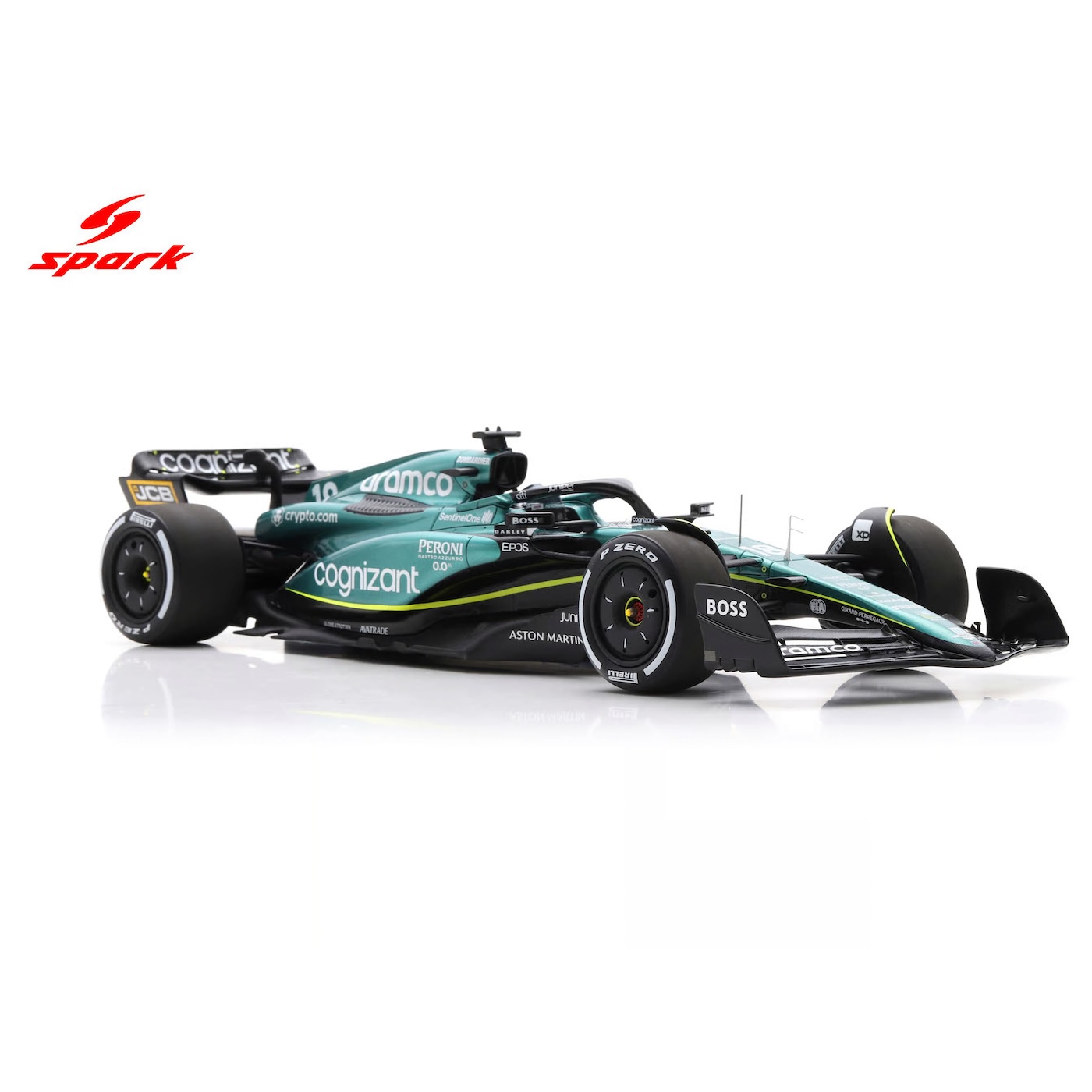 1/18 Aston Martin AMR23 No.18 Aston Martin Aramco Cognizant F1 Team 6th Bahrain GP 2023 Lance Stroll Lance Stroll