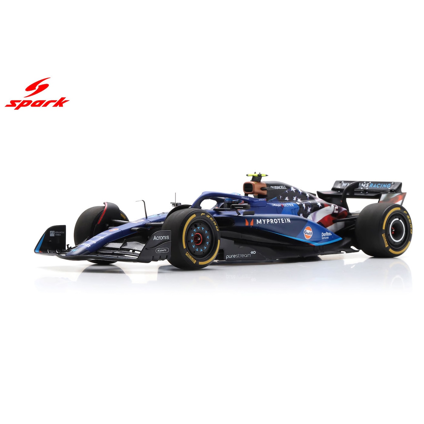 1/18 Williams F1 FW45 No.2 Williams Racing 10th USA GP 2023 Logan Sargeant