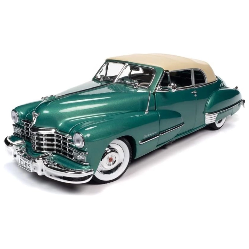 Autoworld AW315 1/18 Ölçek 1947 Cadillac Series 62 Cabriolet, Ardsley Yeşil Metalik