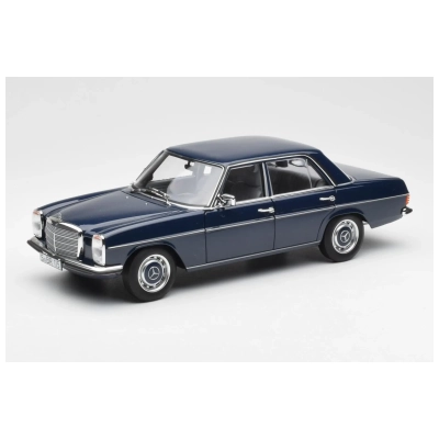 Norev Dealer Edition | B66040694 | 1/18 Ölçek | Mercedes-Benz 200 (W114) Sedan 1968 / Lacivert (Midnight Blue)