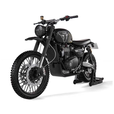 Corgi | Corgicc08402 | 1/12 Triumph Scrambler 1200 *007 James Bond Edition*, Siyah