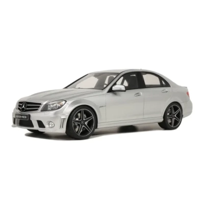 GT Spirit | GT462 | 1/18 Ölçek | Mercedes-Benz C 63 AMG Sedan, Gümüş (Silver)
