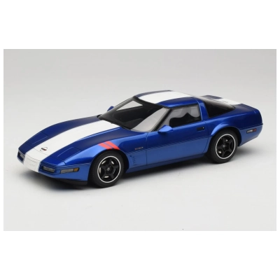 GT Spirit | GT538 | 1/18 Ölçek | Chevrolet Corvette C4 Grand Sport Resin Series 1996, Mavi
