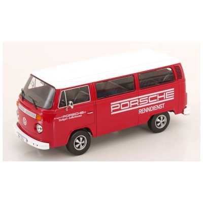 KK-SCALE | KKDC181364F | 1/18 Ölçek | Volkswagen T2b Minibus Porsche Renndienst