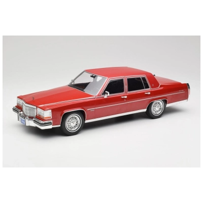 MCG | 18251 | 1/18 Ölçek 1982 Cadillac Fleetwood Brougham, Dark Kırmızı