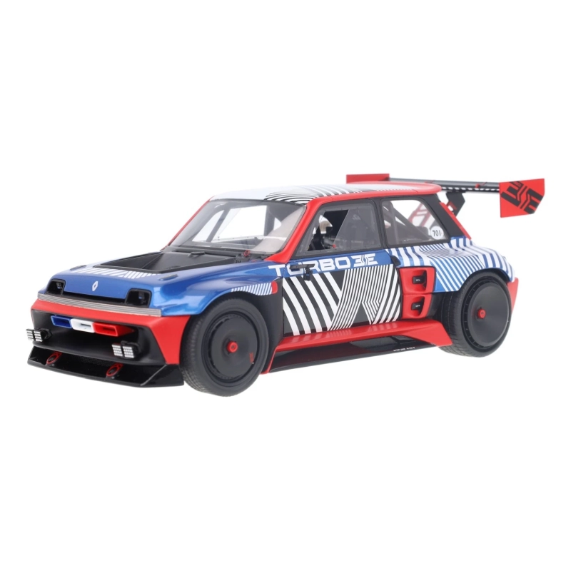 Otto | Otto1175 | 1/18 Ölçek 2023 Renault 5 Turbo 3E E-Tech *Resin Series*, Metal Mavi