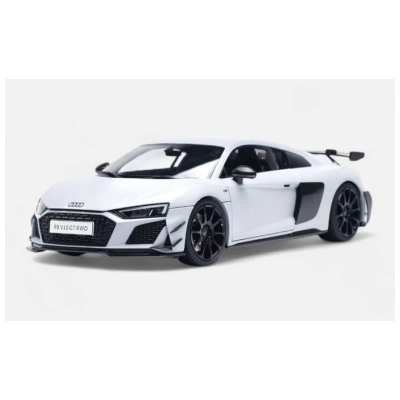 Kengfai V00000031 1/18 Ölçek Audi R8 2021 Coupe Metalik Beyaz