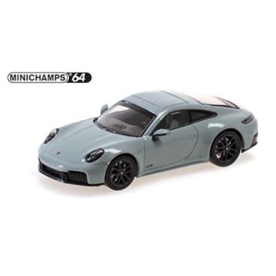 Minichamps | 640064124 | 1/64 Ölçek | Porsche 911 (992.2) Carrera GTS 2025, Yeşil Metalik