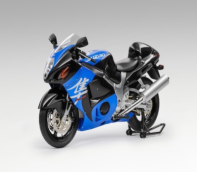 1-12 Suzuki GSX1300R Hayabusa 2001(Blue and black color)