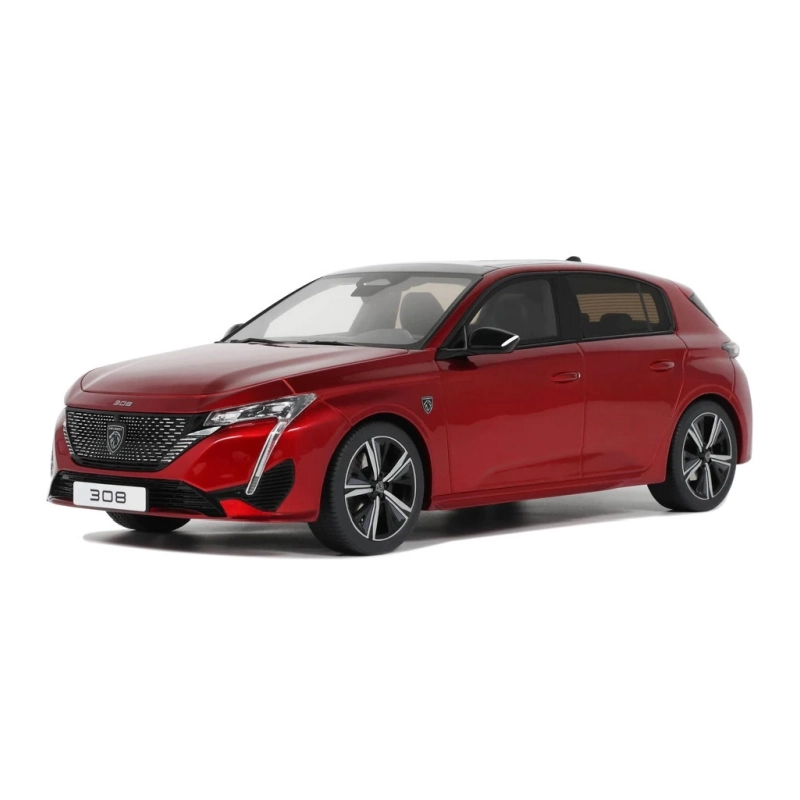 Otto 1140 1/18 2022 Peugeot 308 GT *Resin Serie*, Kırmızı